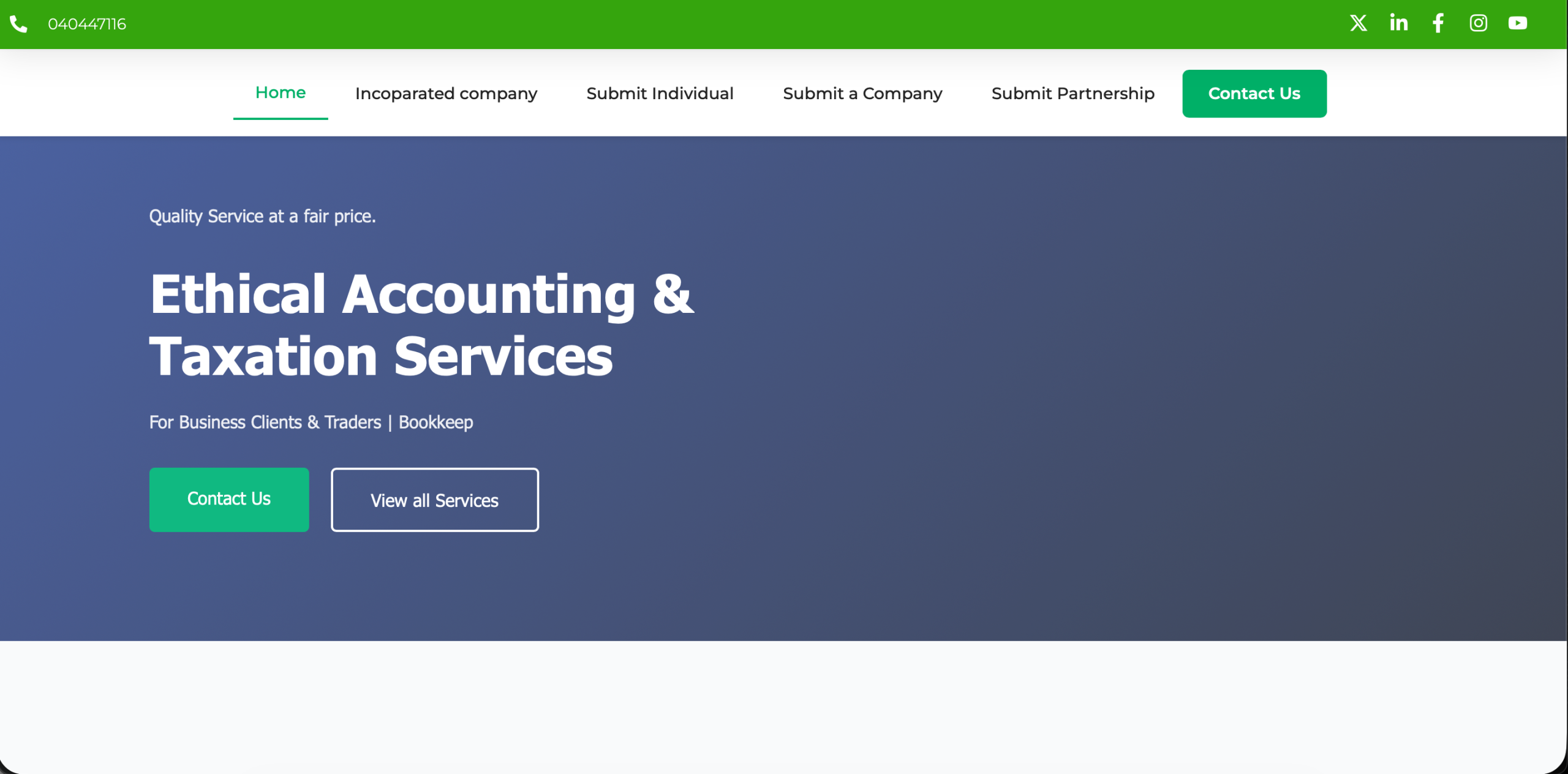 EBATS Accounting project screenshot